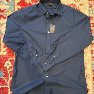 Men's JCrew Navy Blue Shirt